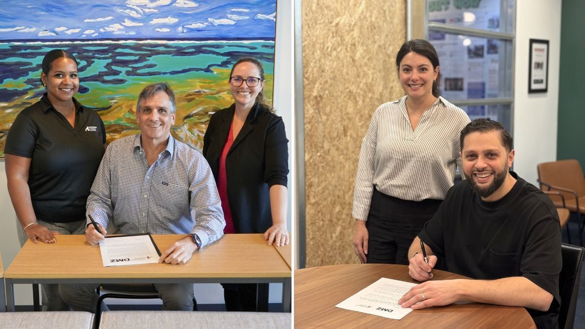 Press Photo - Alyssa Manderson, Charlie Kirkconnell, Kaitlyn Elphinstone, Alexandra Ali-Dib, Abdullah Snobar